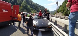 LÜKS CİP HURDAYA DÖNDÜ