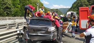 LÜKS CİP HURDAYA DÖNDÜ