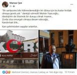 MANSUR ŞEN'DEN ÇOK İNCE MESAJ !