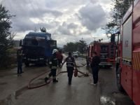 PARK HALİNDEYKEN ALEV ALDI