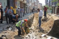 PATLAYAN DOĞALGAZ BORUSU PANİK YARATTI