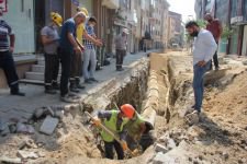 PATLAYAN DOĞALGAZ BORUSU PANİK YARATTI