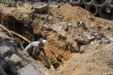 PATLAYAN DOĞALGAZ BORUSU PANİK YARATTI