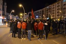 ŞEHİTLER İÇİN YÜRÜDÜLER