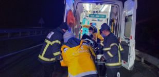 TOMRUK YÜKLÜ KAMYONA ÇARPTI !