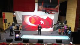15 TEMMUZ TÖRENİNDE HEM HÜZÜN HEM COŞKU