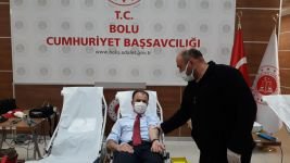 ADLİYE ÇALIŞANLARI KAN BAĞIŞLADI