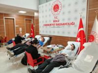 ADLİYE ÇALIŞANLARI KAN BAĞIŞLADI