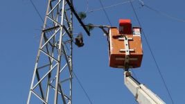 GERİLİM HATTINA TAKILAN ATMACA YANGINA SEBEP OLDU