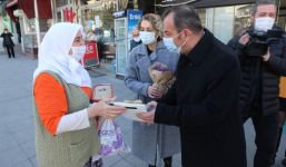 BAŞKAN ÖZCAN'DAN KADINLARA SÜRPRİZ