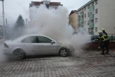 BİR ANDA ALEV ALEV YANMAYA BAŞLADI