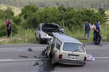 BOLU'DA FECİ KAZA, 2 ÖLÜ 4 YARALI