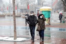 BOLU'DA LAPA LAPA KAR YAĞIYOR