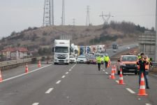 BOLU'DA ZİNCİRLEME KAZA