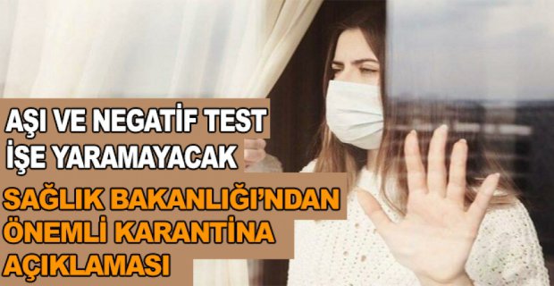 SAĞLIK BAKANLIĞINDAN ÖNEMLİ AÇIKLAMA