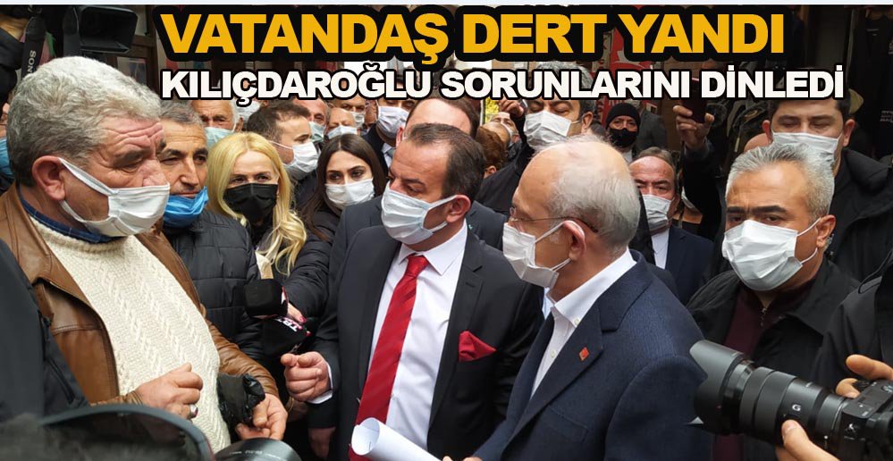 VATANDAŞLARIN SORUNLARINI TEK TEK DİNLEDİ