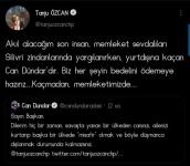 CAN DÜNDAR’IN MESAJINA TEPKİ YAĞDI