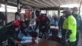 EMNİYET MÜDÜRÜ SAHAYA İNDİ