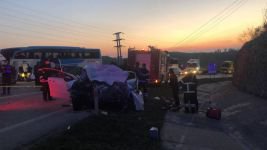 FECİ KAZADA CAN VERDİLER