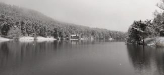 GÖLCÜK’TE KARTPOSTALLIK KAR MANZARASI