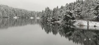 GÖLCÜK’TE KARTPOSTALLIK KAR MANZARASI