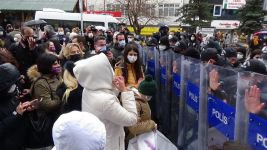 İZZET BAYSAL CADDESİNDE EYLEM GERGİNLİĞİ