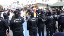 İZZET BAYSAL CADDESİNDE EYLEM GERGİNLİĞİ