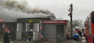 LPG TANKI PATLADI ÖLÜMDEN DÖNDÜLER