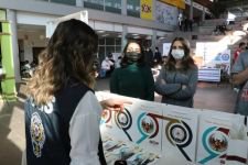 ÖĞRENCİLER TERÖRLE MÜCADELE KONUSUNDA BİLGİLENDİRİLDİ