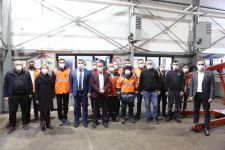 ÖZCAN TÜM BİRİMLERİ TEK TEK ZİYARET ETTİ