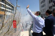 ŞAMPİYONLARA COŞKULU KARŞILAMA