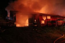 SAZAKŞEYHLER KÖYÜ'NDE KORKUTAN YANGIN