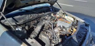 SEYİR HALİNDEKİ OTOMOBİL ALEV ALDI