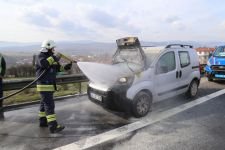 SEYİR HALİNDEYKEN ALEV ALDI