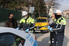 TAKSİLERE KORONAVİRÜS DENETİMİ