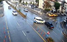 TRAFİK KAZASI KAMERALARA YANSIDI