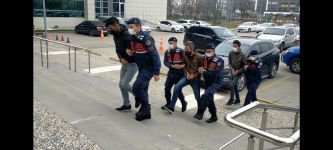 TRAKTÖR TAMBURUNU ÇALAN ŞÜPHELİLER ADLİYEDE