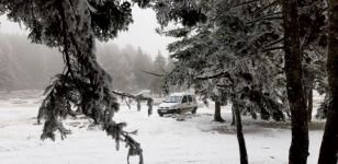 ABANT BEYAZ GELİNLİĞİNİ GİYDİ