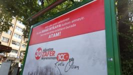 BAŞKAN ÖZCAN'DAN 100. YILA ÖZEL ANLAMLI GÖNDERME