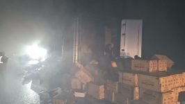 BOLU PLAKALI TIR ALEV ALEV YANDI