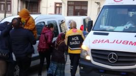 BOLU'DA APARTMANIN BODRUMUNDA ÇIKAN YANGINDA MAHSUR KALDI