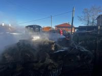 BOLU’DA EV VE SAMANLIK ALEV ALEV YANDI