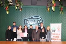 BOLU'DA KADINLARA DESTEK BÜYÜYOR…