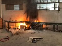 FABRİKADA  YANGIN ÇIKTI