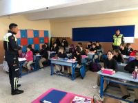 MİNİKLERE JANDARMADAN TRAFİK DERSİ