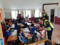 MİNİKLERE JANDARMADAN TRAFİK DERSİ