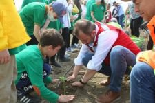 MİNİKLERLE FİDAN DİKTİ