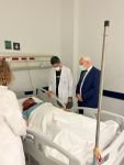 VALİ KILIÇ ZEHİRLENENLERİ ANKARA’DA ZİYARET ETTİ