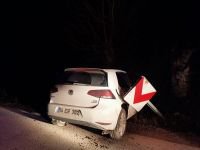 KÖPEĞE ÇARPMAMAK İÇİN YOLDAN ÇIKTI, PARAMPARÇA OLDU: 1 YARALI