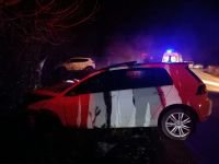 KÖPEĞE ÇARPMAMAK İÇİN YOLDAN ÇIKTI, PARAMPARÇA OLDU: 1 YARALI